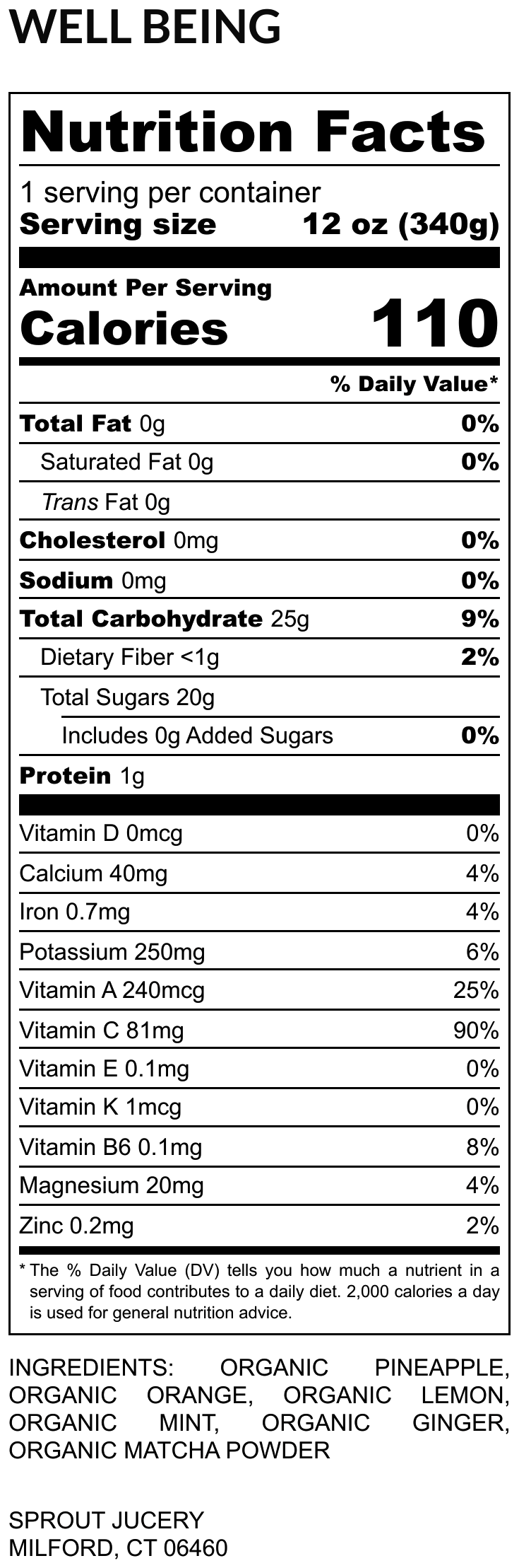 Well being Sproutrawjuice